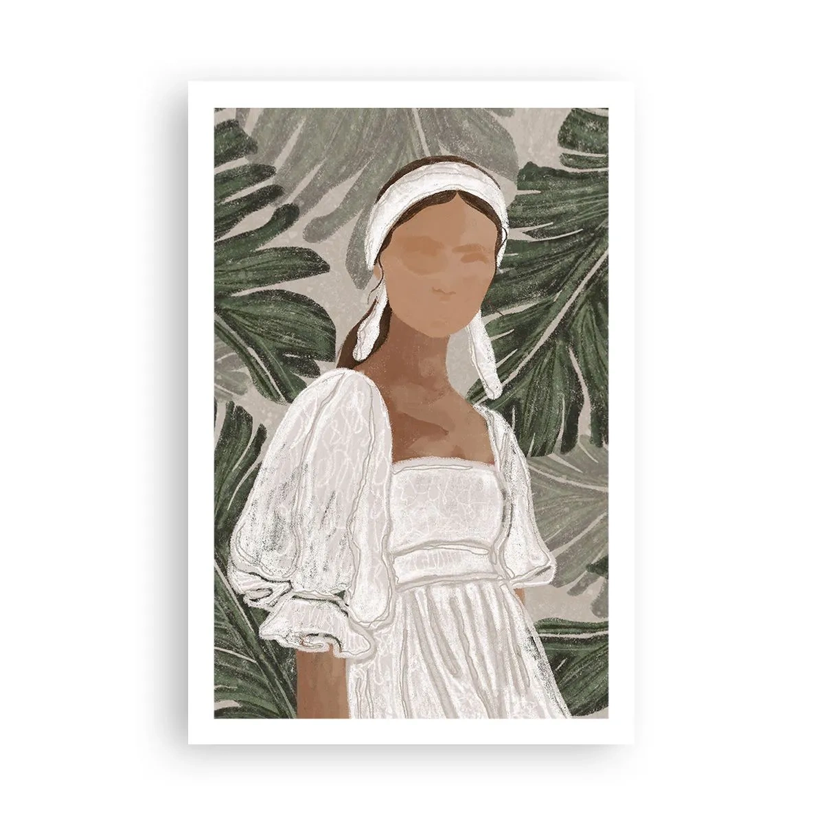 Poszter - Egzotikus portré - 61x91 cm