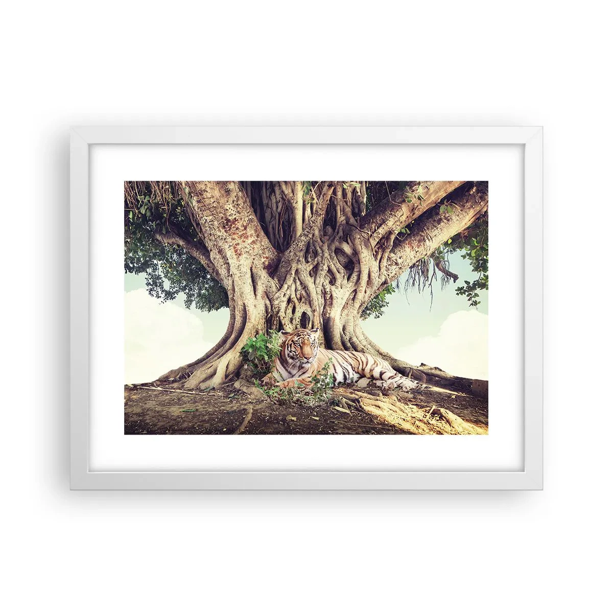 Poszter fekete keretben - Kilátás a Genezis könyvéből - 40x30 cm