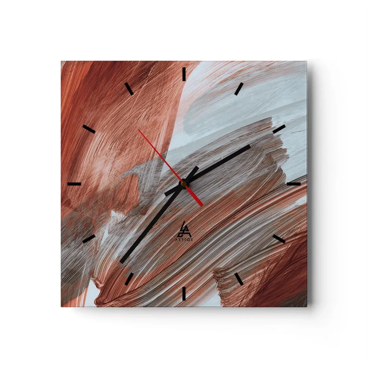Falióra, Óra - Őszi és szeles absztrakció - 30x30 cm
