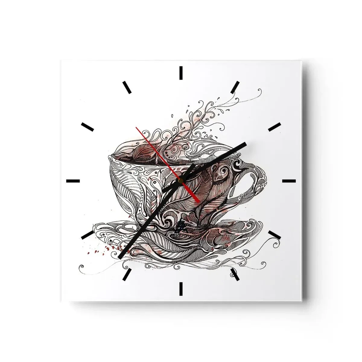 Falióra, Óra - Tea mindenre jó - 30x30 cm