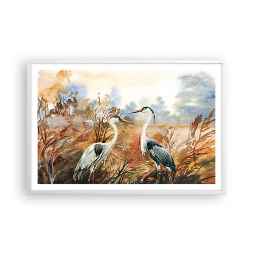 Poszter fekete keretben - Hová ősszel? - 91x61 cm