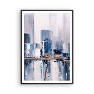 Poszter fehér keretben - New York-i benyomás - 70x100 cm