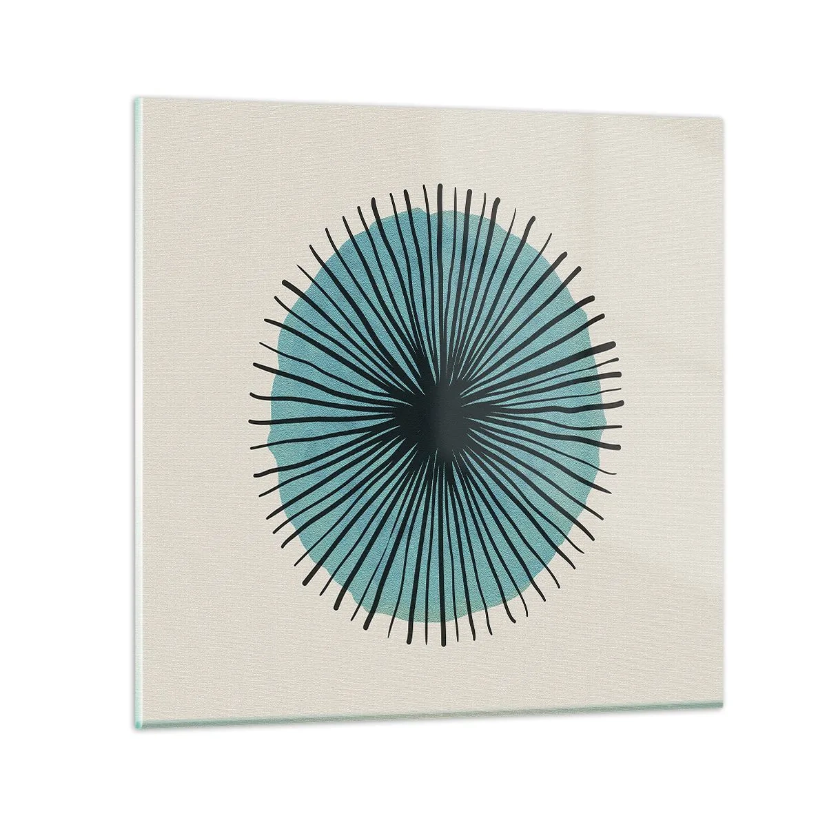 Üveg kép - Ragyogóan a kékben - 60x60 cm