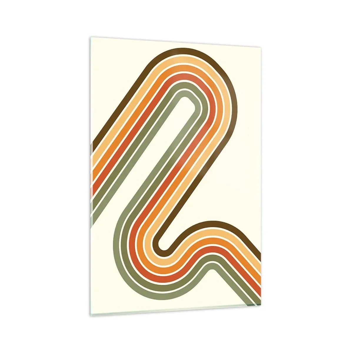 Üveg kép - Cikkcakkban a célba - 80x120 cm