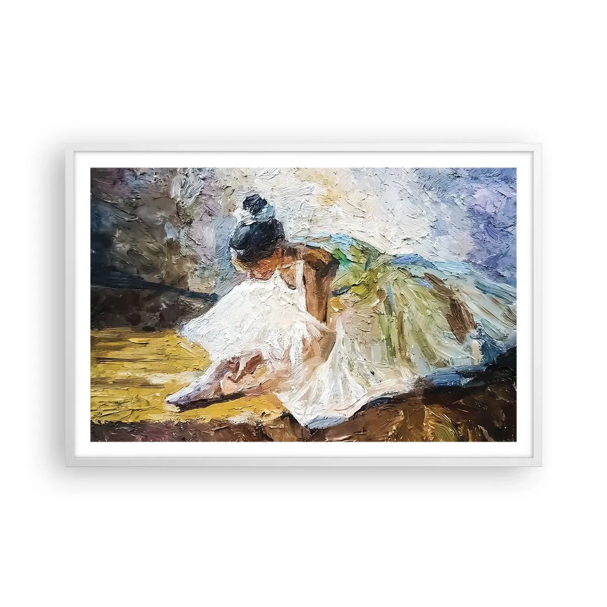 Poszter fekete keretben - Degas festményéből - 91x61 cm