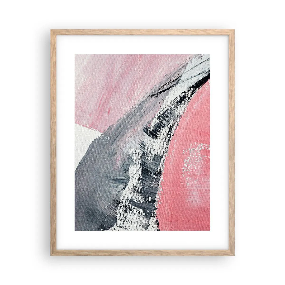 Poszter világos tölgy keretben - Hozzáillő kompozíció - 40x50 cm