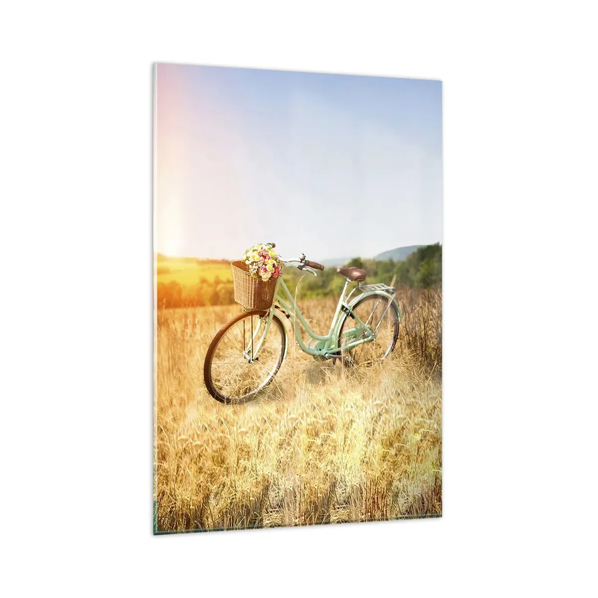 Üveg kép - Itt maradok egy darabig - 80x120 cm