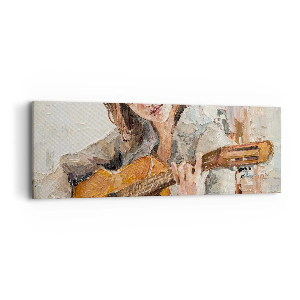 Vászonkép - Koncert gitárra és egy lány szívére - 90x30 cm
