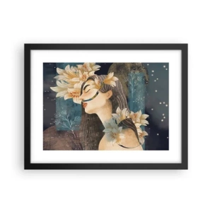 Poszter fehér keretben - Mese egy liliomos hercegnőről - 40x30 cm