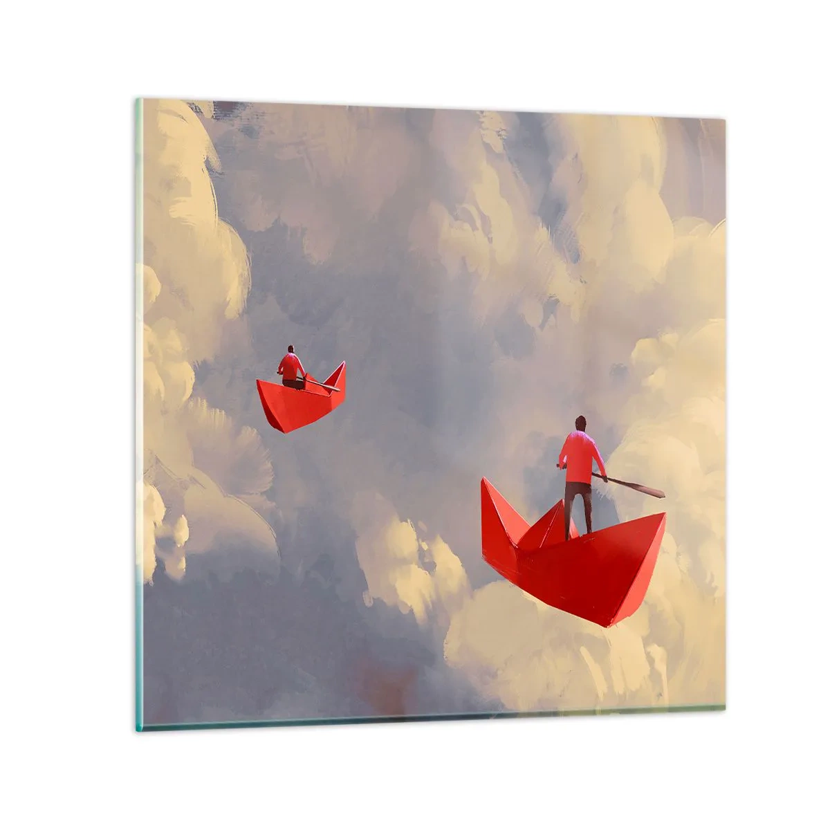 Üveg kép - Álmodozók expedíciója - 70x70 cm