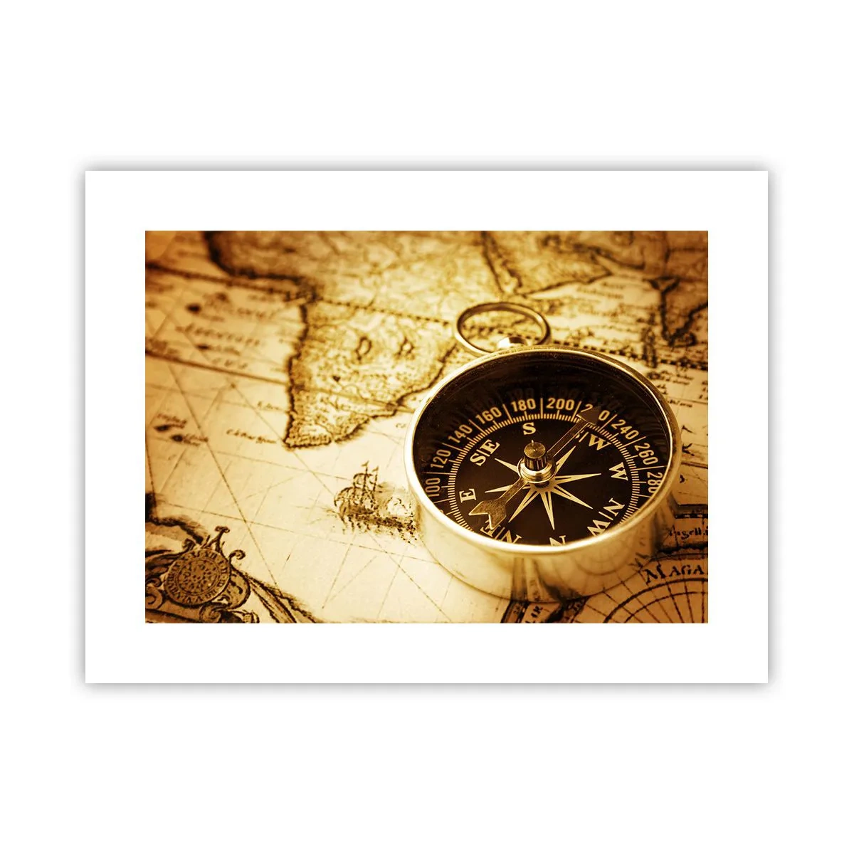 Poszter - Keletre, vagy nyugatra? - 40x30 cm