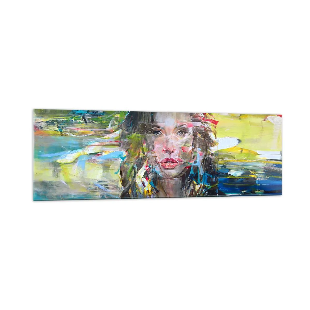 Üveg kép - A levegő függöny mögött - 160x50 cm