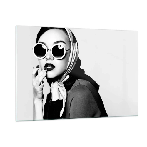 Üveg kép - Üdvözlet a 60-as évekből - 120x80 cm