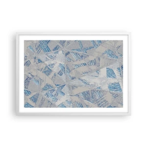 Poszter fekete keretben - A szürkéskék labirintusban - 70x50 cm