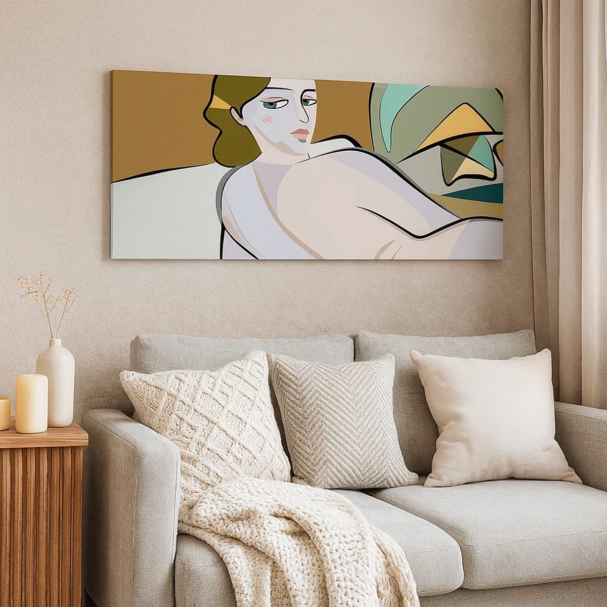 Vászonkép - Intim portré - 30x30 cm