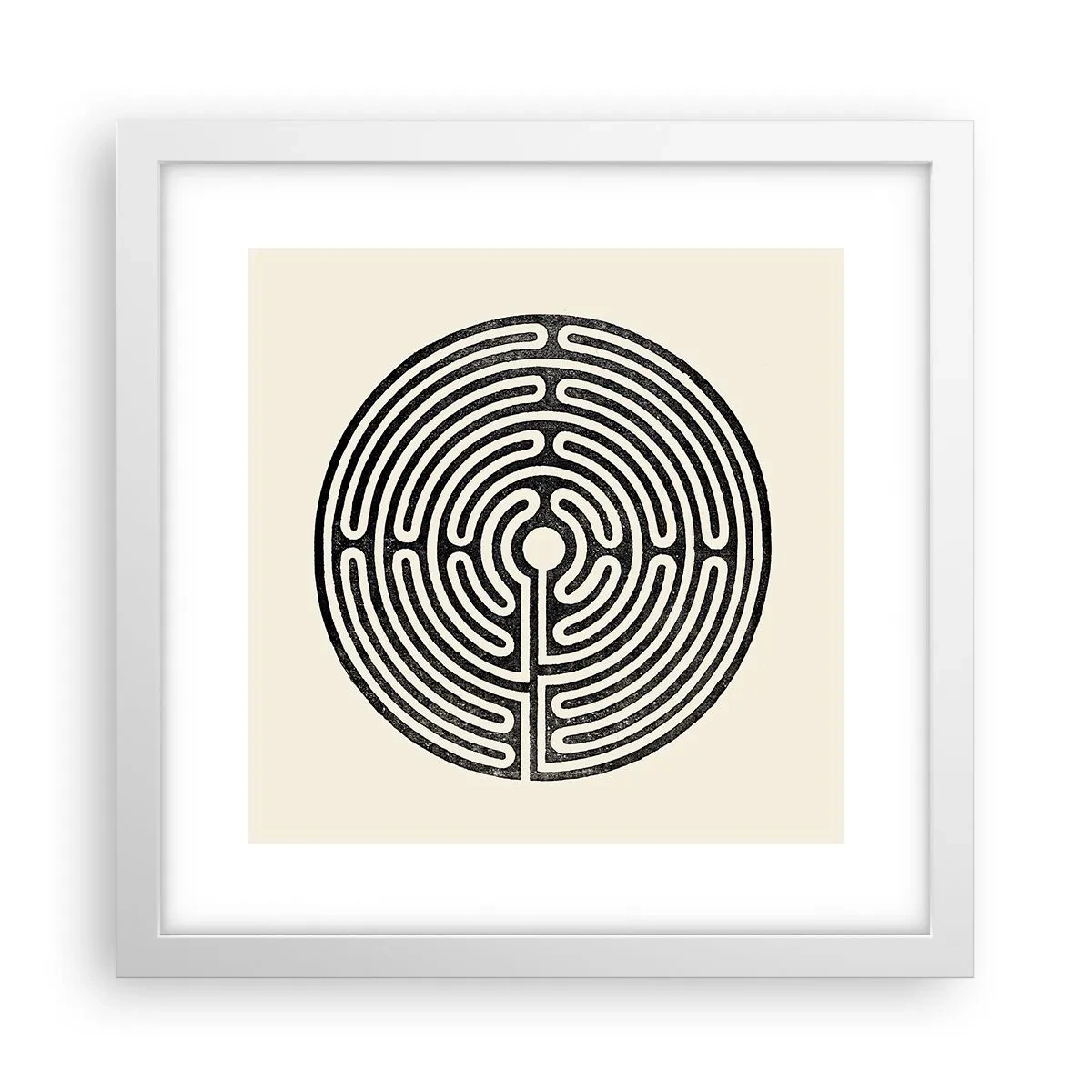 Poszter fekete keretben - Titokzatos rend - 30x30 cm
