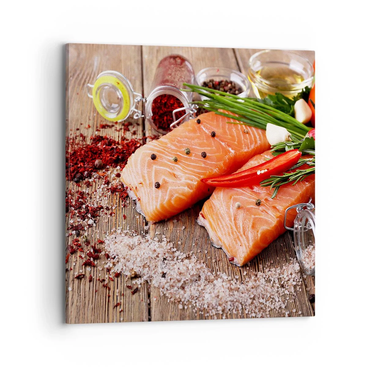 Vászonkép - Norvég kaland a konyhában - 70x70 cm