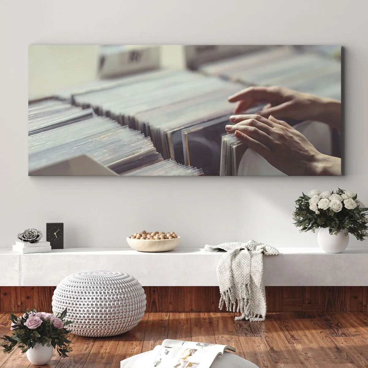 Vászonkép - Érzelmeket keresése - 100x40 cm
