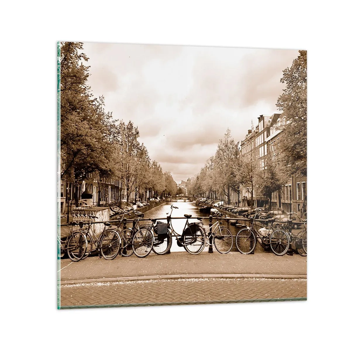 Üveg kép - Holland hangulat - 50x50 cm