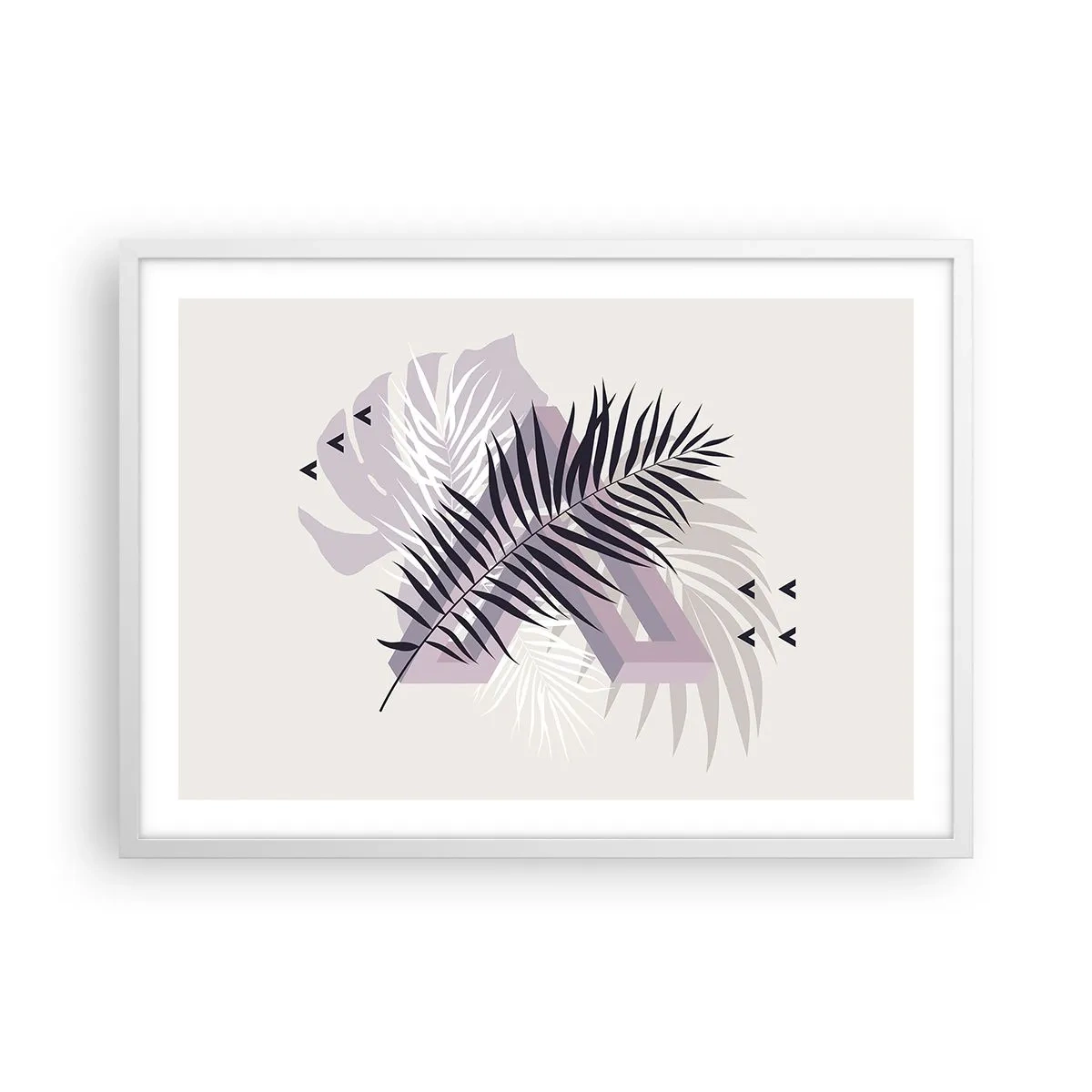 Poszter fekete keretben - Az árnyék árnyéka - 70x50 cm