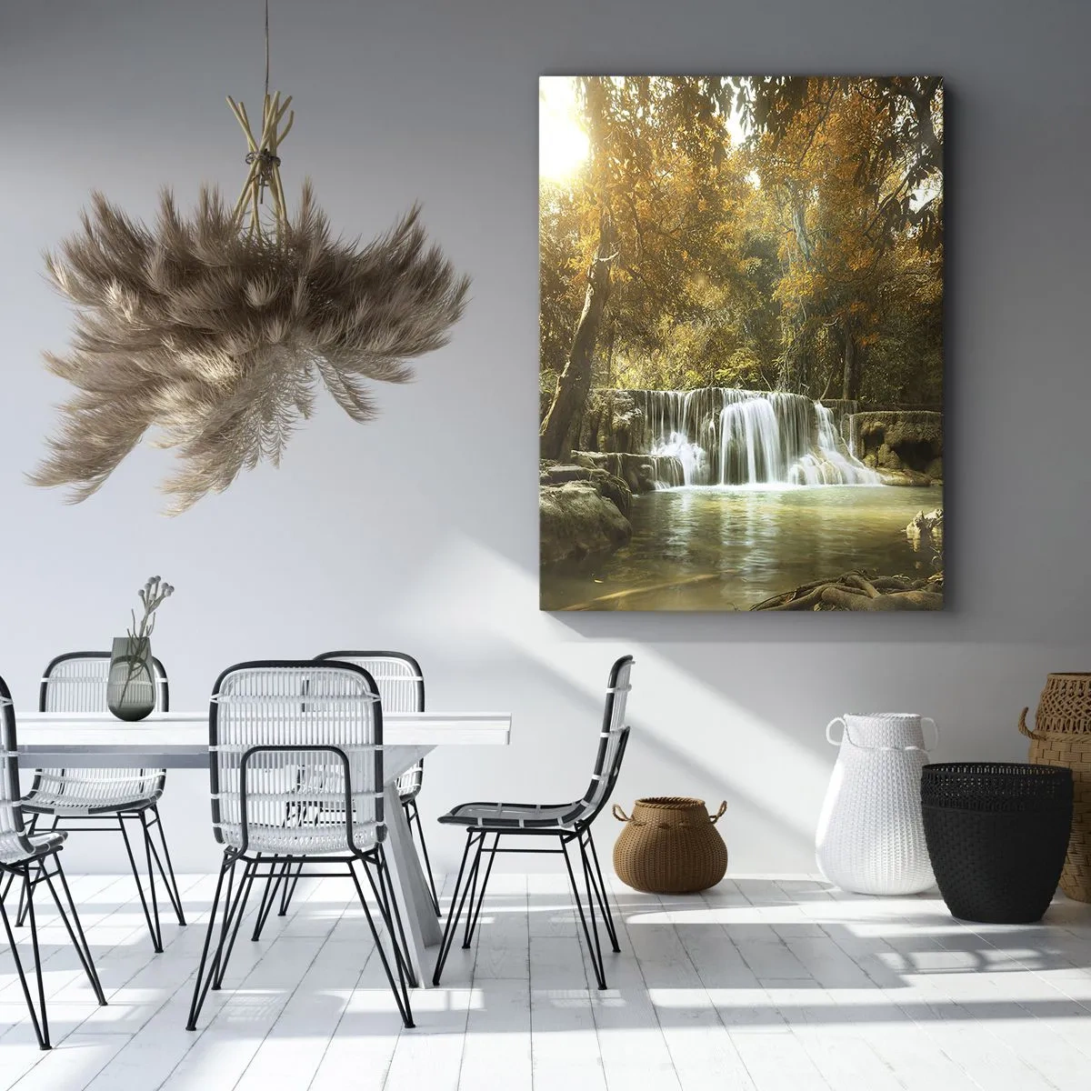 Vászonkép - Park kaszkád - 50x70 cm