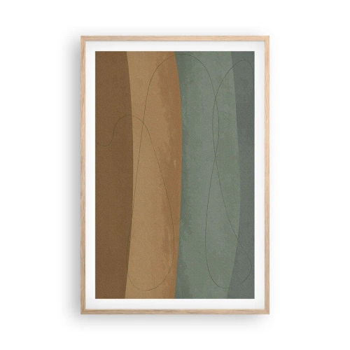 Poszter világos tölgy keretben - Vízszintes kompozíció - 61x91 cm
