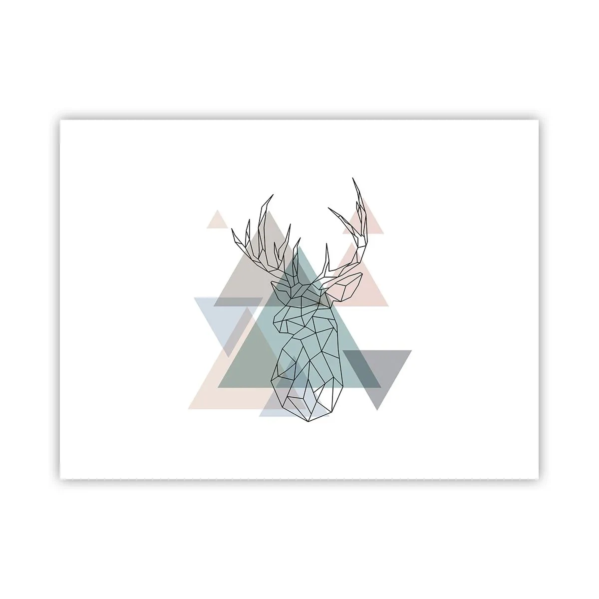 Poszter - Egy geometrikus erdőben - 40x30 cm