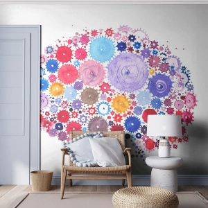 Öntapadós Fotótapéta Deluxe Sticker - A természet legtökéletesebb gépezete - Absztrakció, Agy, Grafika - 200x140 cm