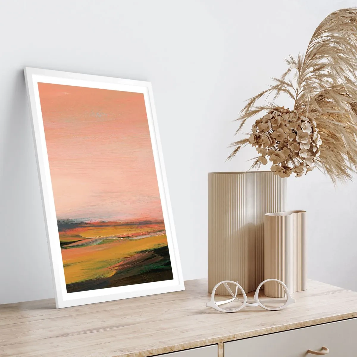 Poszter fekete keretben - Rózsaszínben - 30x40 cm