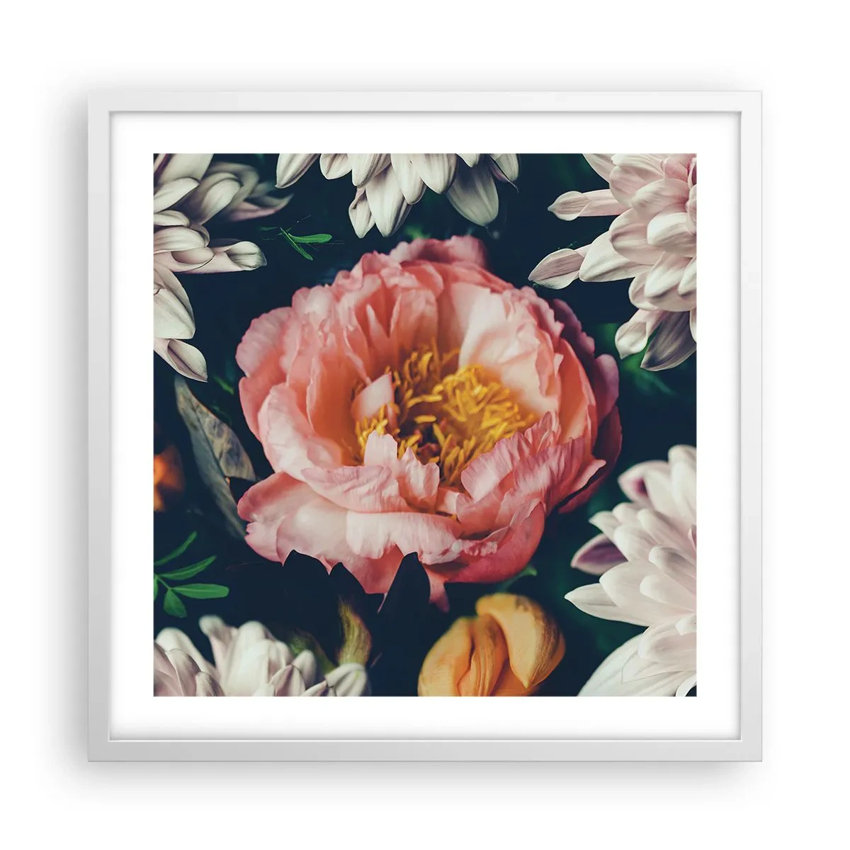 Poszter fekete keretben - Barokk pompával - 50x50 cm