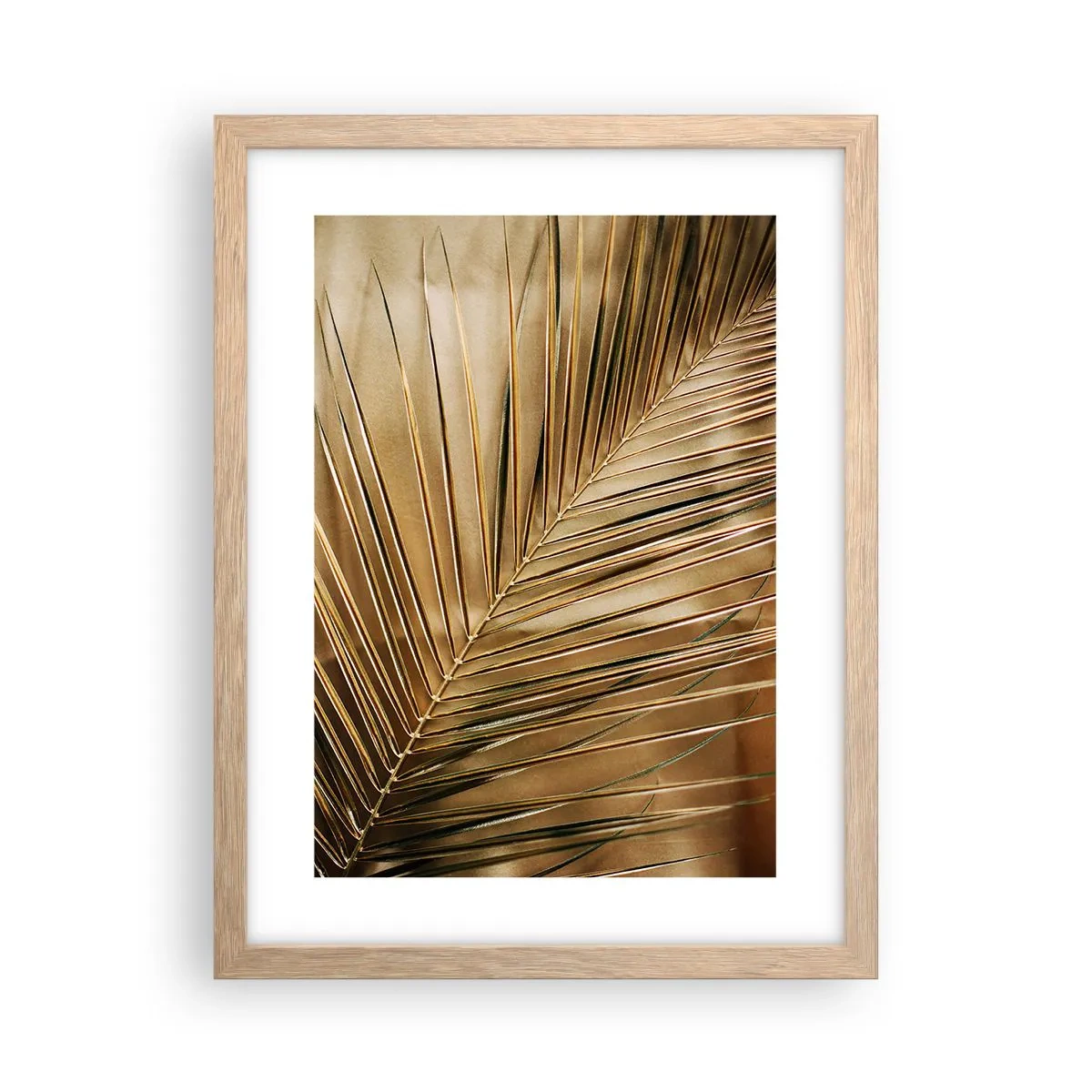 Poszter világos tölgy keretben - Természetes oszlopsor - 30x40 cm