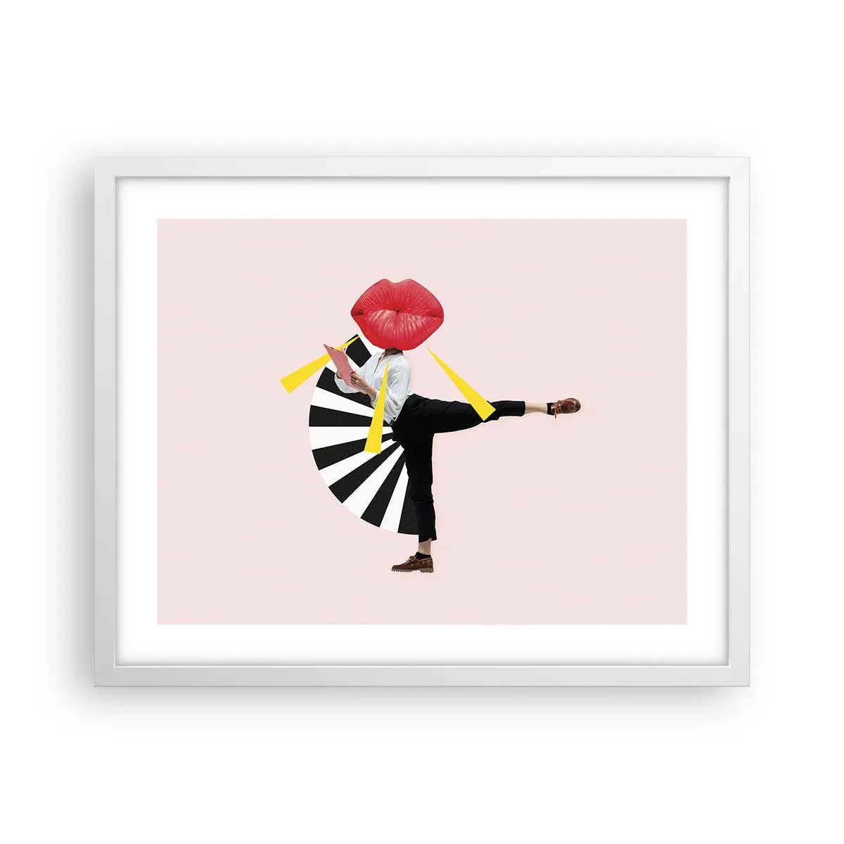 Poszter fekete keretben - Szürreális pop art - 50x40 cm