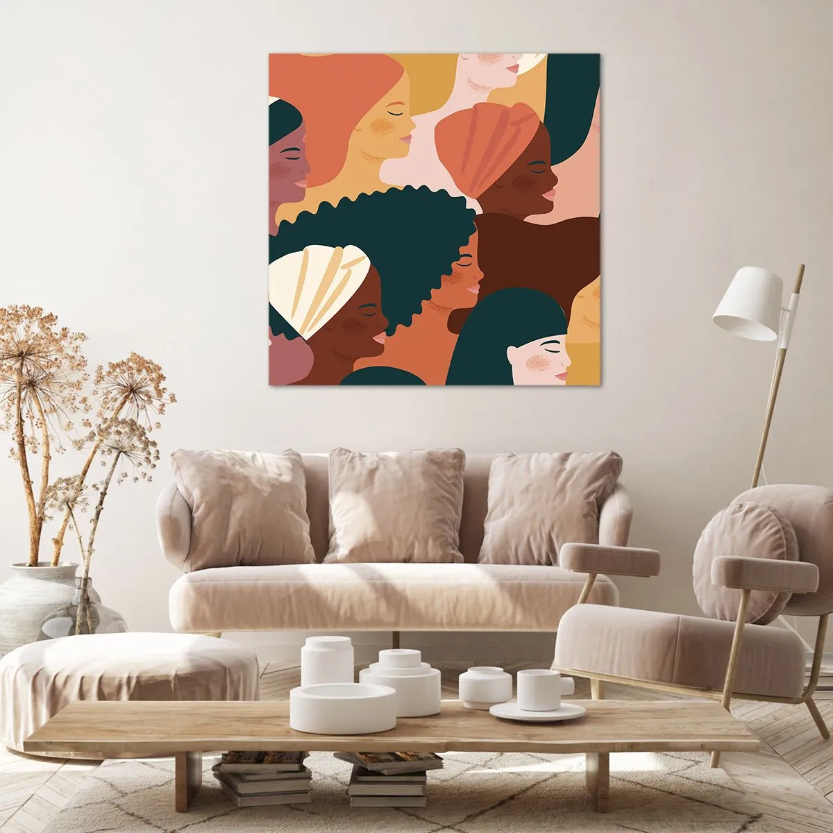 Vászonkép - Csak a nőiesség - 50x50 cm