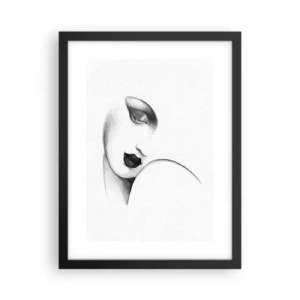 Poszter fehér keretben - Łempicka stílusában - 30x40 cm