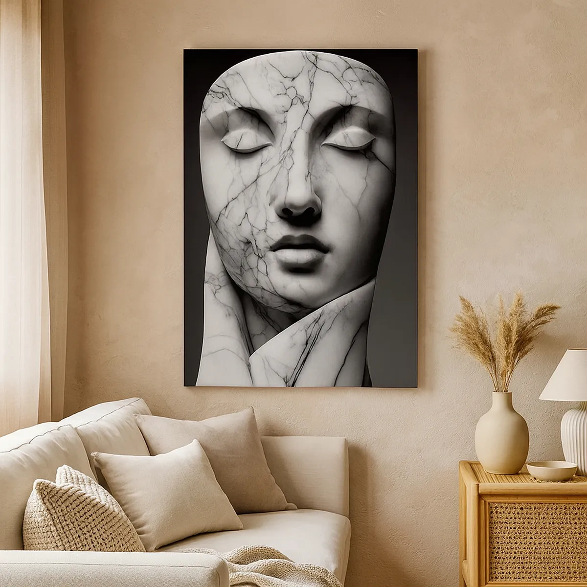 Vászonkép - Márvány formák - 50x70 cm