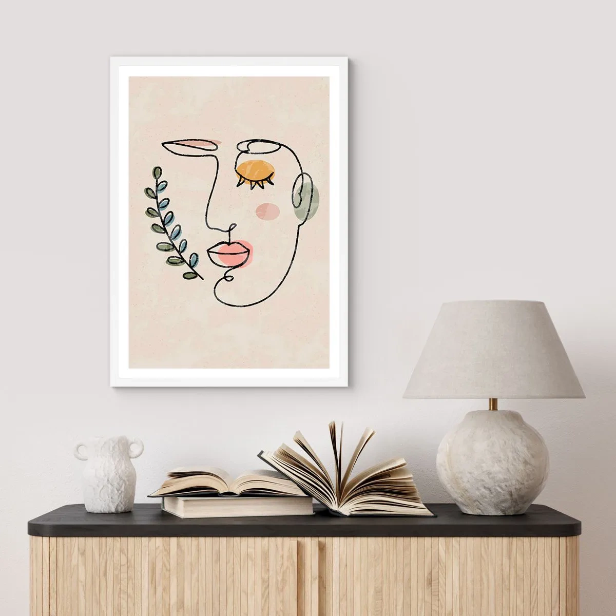 Poszter fekete keretben - Meglelt nyugalom - 70x100 cm