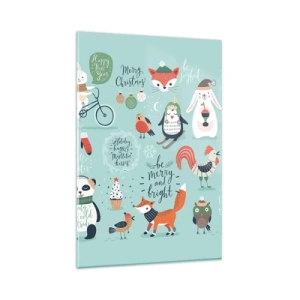 Üveg kép - Legyen mindig ünnep! - 80x120 cm