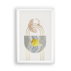 Poszter fekete keretben - Fényerő és ragyogás - 61x91 cm