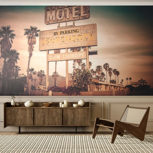 Fotótapéta Premium Sand - Itt megállt az idő - Tájkép, Építészet, Egyesült Államok - 100x70 cm