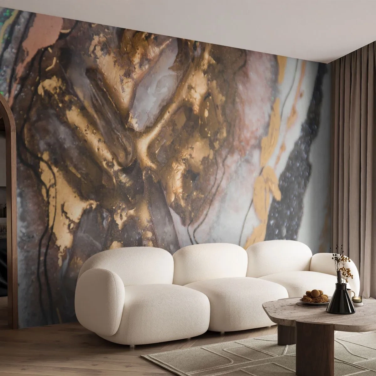 Fotótapéta Standard Eco - A föld eleme - Absztrakció, Grafika, Darab - 400x280 cm