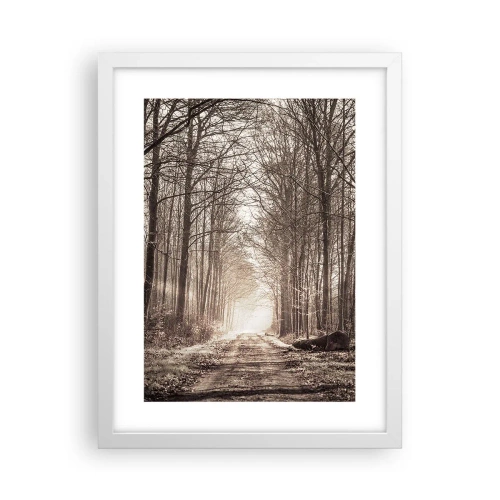 Poszter fekete keretben - Erdei katedrális - 30x40 cm