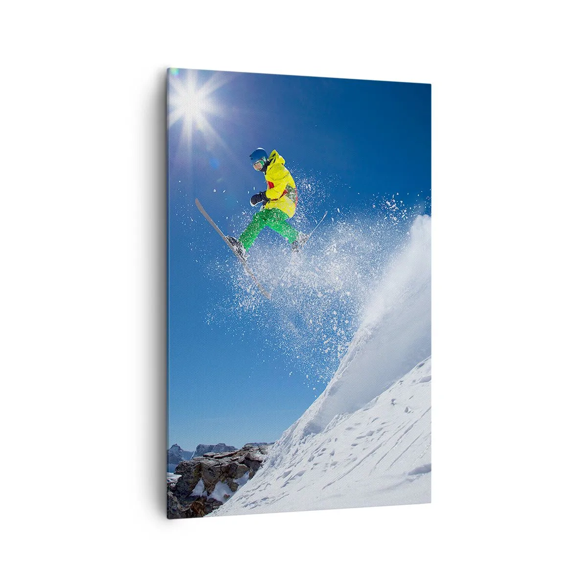 Vászonkép - Tánc a hegyekkel - 80x120 cm