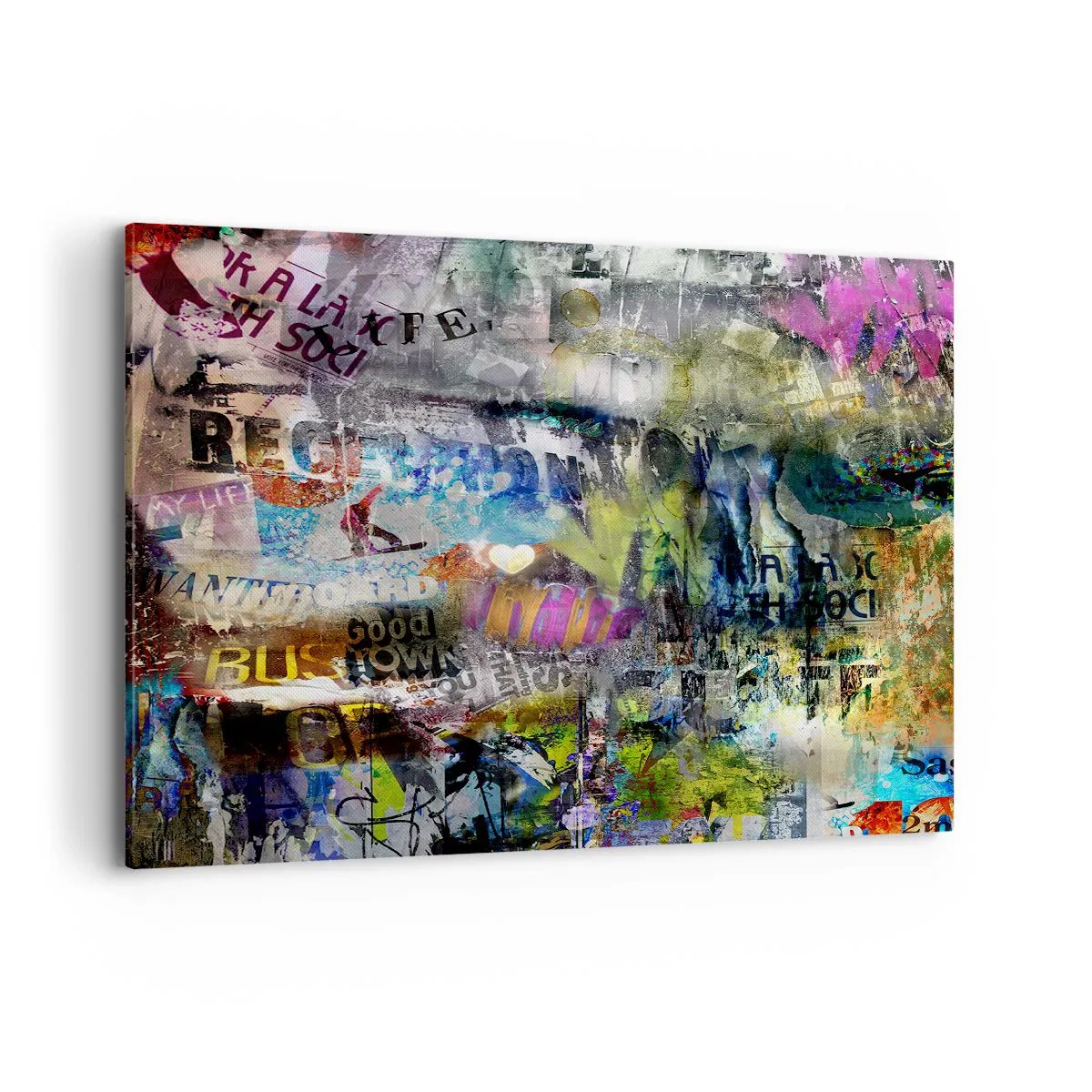 Vászonkép - Emlékek kollázsa - 120x80 cm