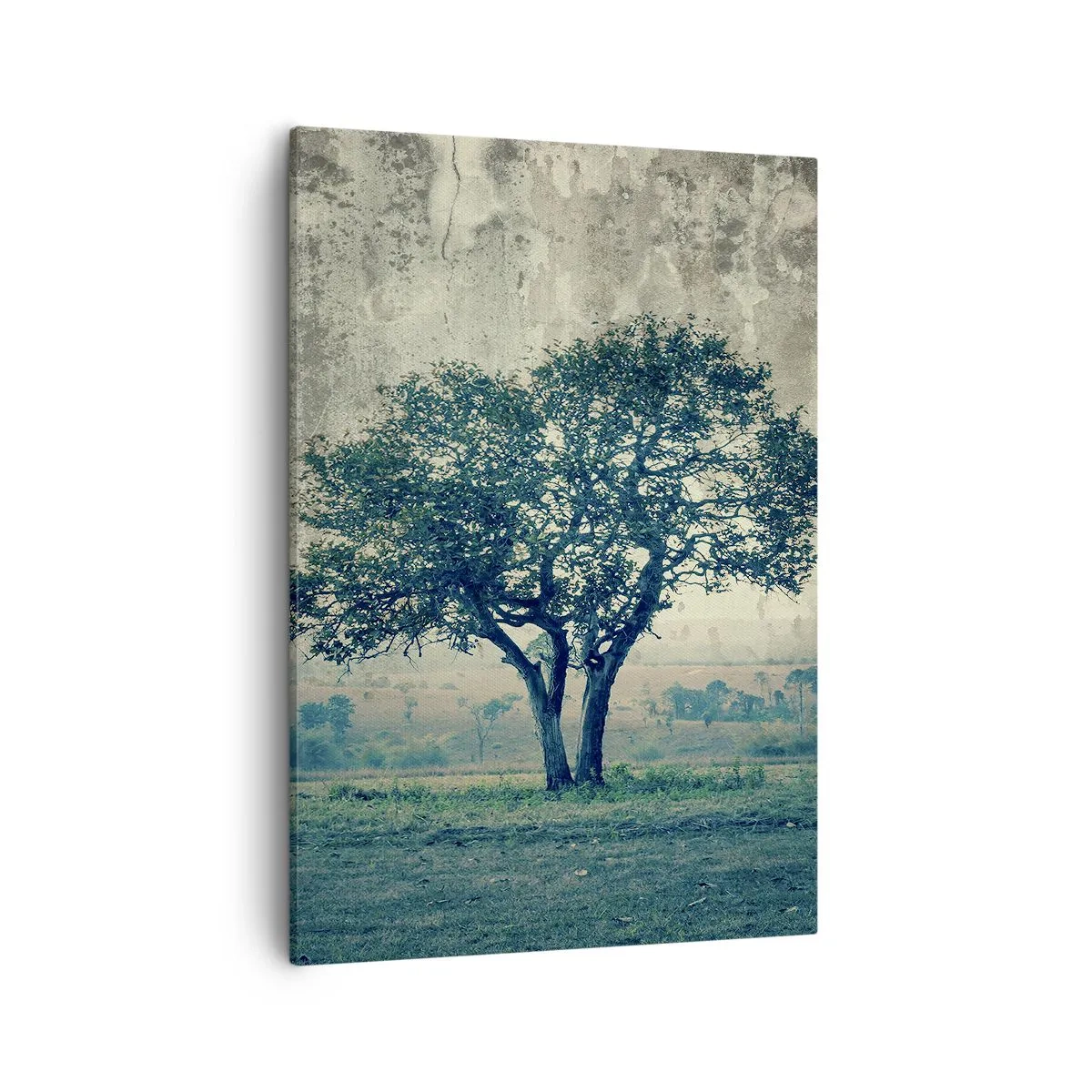 Vászonkép - Almafa a kék mezőn? - 50x70 cm