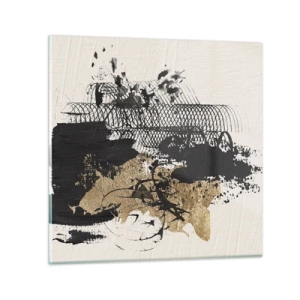 Üveg kép - Szenvedélyes kompozíció - 40x40 cm