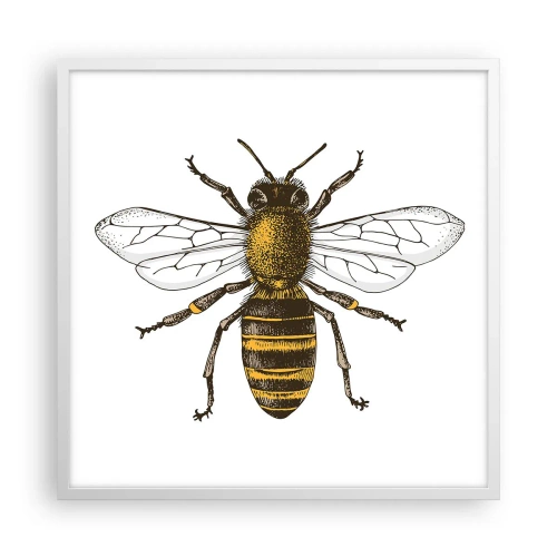 Poszter fekete keretben - Gyönyörű és jó - 60x60 cm