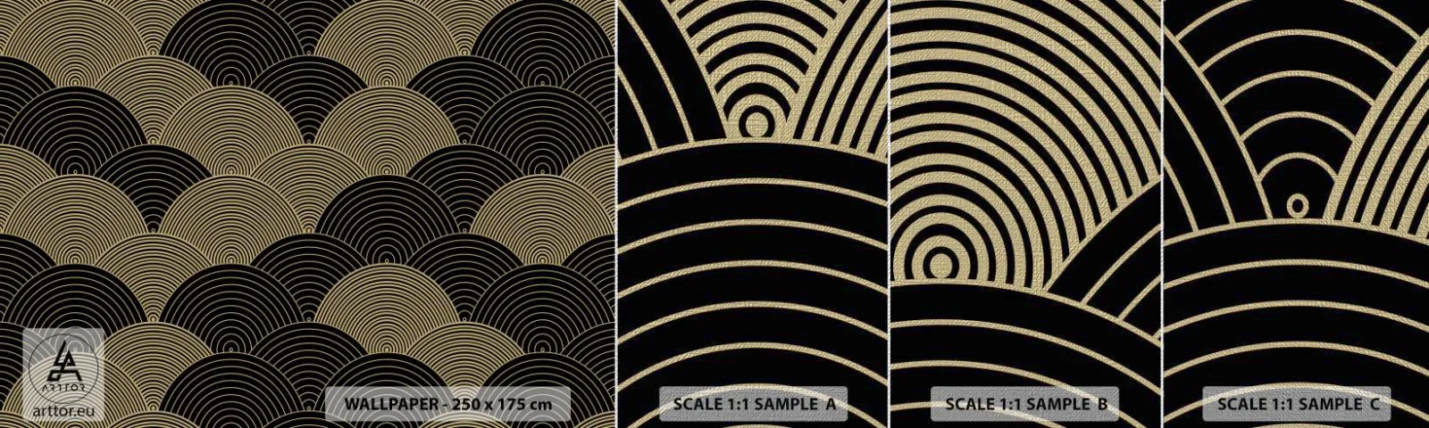 Fotótapéta Minta Premium Canvas - Egység a sokféleségben - Absztrakció, Grafika, kerületek - 100x30 cm