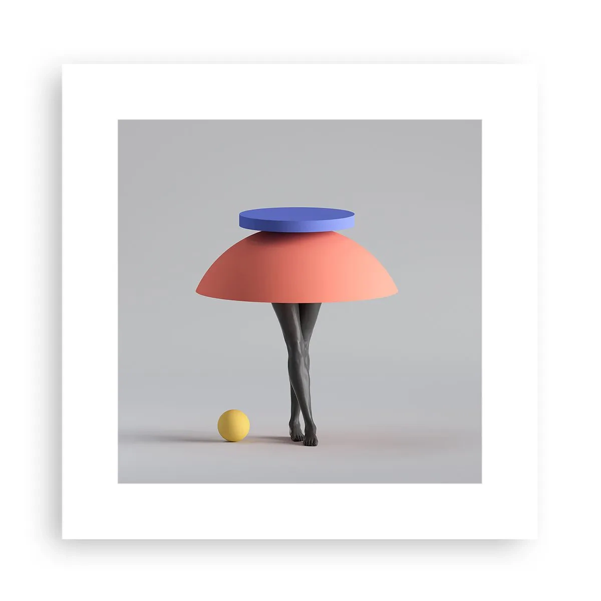 Poszter - Szürreális kompozíció - 30x30 cm