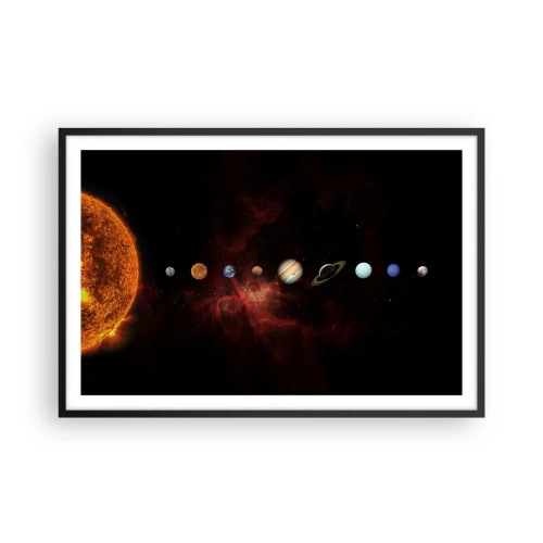Poszter fehér keretben - A szomszédságunk - 91x61 cm