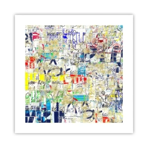 Poszter - Egyszerűen tetszik a szemnek - 40x40 cm